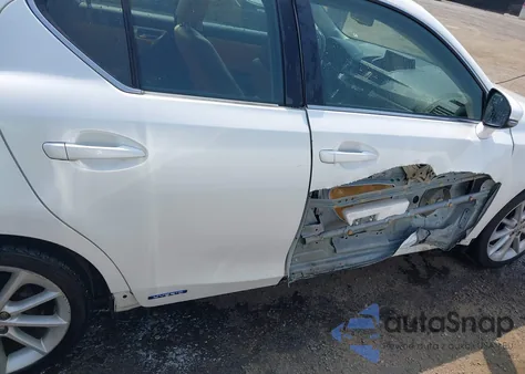 2012 Lexus Ct 200H Premium из США, поврежденный, VIN JTHKD5BH9C2054336